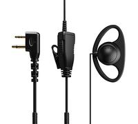 HeadphonesG-Shape PTT Headset2 Pin for RadiosCompatible with Midland G7 Pro G8 G9 Pro M24 Plus M48 M99 G6 XT G7 XTR Alan HP450 (D08C,1)