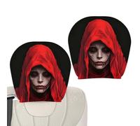 Headrest Covers for Cars - 2 Piece Ghost Face Protectors | Halloween Seat