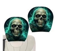 Headrest Covers for Cars - 2 Piece Ghost Face Protectors | Halloween Seat