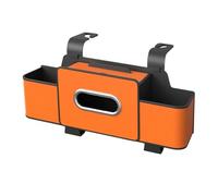 Headrest Storage Organizer - Car Back Seat Organizer Hooks, Tissue Holder Phone Storage for Truck Travel Women Kids Men Trip Vehicle | Long Distance Travel, Ride Share Driver Kit, Rear Passenger