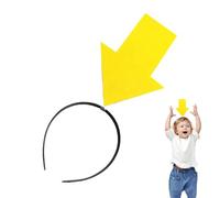 Heads de costume, bandeau de marque d'exclamation | Exclamation drôle Mark Arrowhead Hairband | Accessoires de cheveux de nouveauté élastique, casque de jeu pour les accessoires de la cabine photo