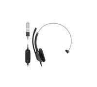 Headset 321 - Micro-casque - sur-oreille - filaire - USB-A - noir de charbon