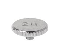 Headshell 2G Shell Weight Turntable Metal Electric Instrument Parts pour SL1200 SL1210 MK2 3 5 M5G Stylus DJ, Silver