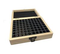 Headshot Boîte de Rangement en Bois pour 80 Cartouches de Calibre 9 mm, Unisexe, Marron, Taille Unique
