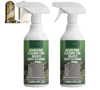 Headstone Cleaner For Graves, Tombstone Restoration Cleaning Spray, Tombstone Restoration Cleaning Solution Granite Marble Cemetery Memorials, Gentle Stone Care Formulated Complete (2pcs)
