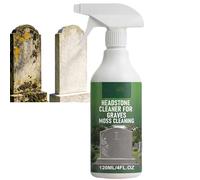 Headstone Cleaner For Graves, Tombstone Restoration Cleaning Spray, Tombstone Restoration Cleaning Solution Granite Marble Cemetery Memorials, Gentle Stone Care Formulated Complete (1pcs)