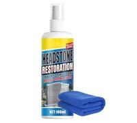 Headstone Restoration and Cleaning Spray, Tombstone & Monument Cleaning Spray, Stone Cleaner Gravestone Cleanings Kit for Granite Marble Cemetery Memorials, 100ml/3.4oz (100ml)
