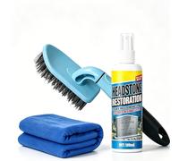 Headstone Restoration & Cleaning Spray,Pour éliminer Les Taches Et La Mousse. Sans Frotter. Formule Douce Et Respectueuse De L'environnement Qui N'abîme Pas La Pierre. 100 Ml (*1)