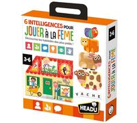Headu - 6 Intelligences pour Jouer À La Ferme - Jouer pour Révéler Les Talents des Enfants ! | Jeu Educatif 3 4 5 6 Ans, Jeux en Boîte pour Enfants, Cadeau Fille, Cadeau Garçon