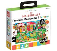 Headu - À La Ferme Montessori - Ma Première Ferme Pédagogique : Soulève, Joue Et Apprends Jeu Educatif 2 3 Ans, Jeu Educatif Montessori, Collaboration Les Maternelles