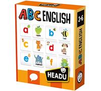 Headu ABC English Apprendre L'Anglais Jouer Mu55072 Jeu Éducatif pour Enfants 3-6 Ans Fabriqué en Italie