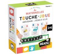 HEADU - Abécédaire J’Écris et Je Lis - Le Seul avec Composteur et Lettres Mobiles | Jeu Éducatif 3-6 Ans, Collaboration avec Les Maternelles, Apprendre à Lire et Écrire, Cadeau Enfants, Made in Italy
