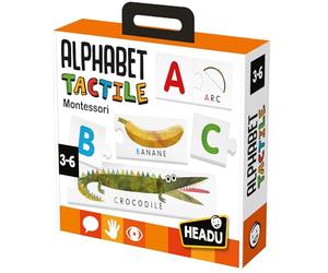 HEADU - Alphabet Tactile Montessori - Un Jeu Unique Et Original pour Apprendre À Lire Dès Trois Ans ! | Jeu Educatif 2 3 4 5 6 Ans, Jeu Educatif Montessori, Cadeau Enfants, Cadeau Fille