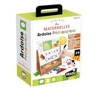 Jeu écriture et lettres Headu La maison des maternelles L'ardoise pédagogique Montessori Multicolore E