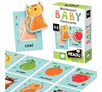 Jeu découverte Headu Mes premières flash cards Montessori Multicolore