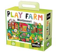 Headu Baby Play Farm Montessori, Version espagnole, Jeu éducatif pour Enfants de 2 à 5 Ans
