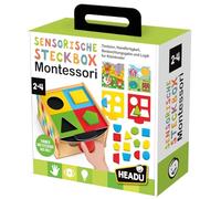 Headu Boîte sensorielle Montessori - Sens du Toucher, dextérité, capacité d'observation et logique pour Les Tout-Petits : Jeu éducatif pour Enfants de 2 à 4 Ans, Version Allemande (DE60728)