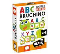 HEADU - Bruchino ABC, Auto-correctif et Long Plus d'un mètre !, Un Jeu éducatif pour Les Enfants de 3 à 6 Ans, fabriqué en Italie