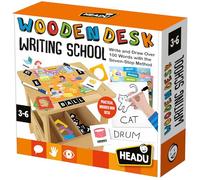 Headu Bureau en bois pour école d'écriture 3-6 ans