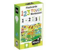 HEADU Cartes Flash Montessori tactiles pour garçons et Filles âgés de 2 à 4 Ans, Jouets d'apprentissage pour Tout-Petits, Fournitures Scolaires à la Maison, Anniversaire