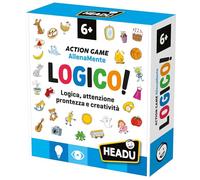 HEADU - C'est logique! - Un jeu de logique, de préparation et de créativité. Jeux éducatifs 5 6 7 8 ans, jeux éducatifs pour enfants, jeux de société intelligents, cadeau enfant 6 ans, cadeau fille 7