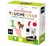 Headu - Chiffres, Formes Et Couleurs - Trois Jeux pour Les Plus Petits | Jeu Educatif 2 3 4 5 Ans, en Collaboration avec Les Maternelles, Cadeau Enfants, Cadeau Fille, Cadeau Garçon, Made in Italy