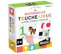 Headu Jeu écriture et lettres La Maison des Maternelles Touche et Joue Chiffre, formes et couleurs