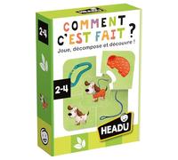 Headu - Comment C'est Fait - Joue, Décompose Et Découvre ! | Jeu Educatif 2 3 4 5 Ans, Jeux en Boîte pour Enfants, Cadeau Enfants, Cadeau Fille, Cadeau Garçon, Made in Italy