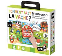 Headu - Comment Fait La Vache ? Montessori - Ma Première Ferme Pédagogique Et Sonore | Jeu Educatif 2 3 4 5 Ans, Jeu Educatif Montessori, Cadeau Enfants, Cadeau Fille, Cadeau Garçon