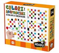 Headu Couleurs Et Bâtons Action Jeu De Concentration It53597 Jeu Éducatif pour Enfants 3-6 Ans Fabriqué en Italie