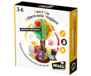 Headu Créer Mon Arbre De Saison Construire avec Diverses Techniques Creative It56895 Jeu Art & Artisanat pour Enfants 3-6 Ans Fabriqué en Italie