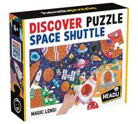 HEADU - Discover Puzzle Space Shuttle - Joue Et Découvre avec La Fusée Spatiale Magique ! | Puzzle Educatifs 2 4 5 Ans, Jeu Éducatif pour Enfants, Jeux Didactiques, Cadeau Enfants, Made in Italy