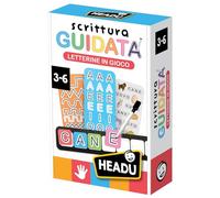 Headu Jeu éducatif – Écriture guidée de lettres, alphabet et mots – 3-6 ans, fabriqué en Italie