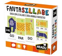 Headu- Fantaisies Animali Jeu éducatif, IT51548, Multicolore, Moyen