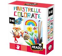 HEADU - Fenêtres colorées Nouveau - Créez des vitrines et de Nombreux Objets utiles - Jeu éducatif pour Enfants 5 6 7 8 9 Ans, Art & Craft, Travets manuels pour Enfants, idée Cadeau, fabriqué en