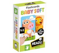 HEADU - Flashcards Baby Soft - De Tendres Animaux À Découvrir | Cartes Sensorielles Tactiles, Jeux Éducatifs Enfants 1-3 Ans, Développement du Toucher Et De La Motricité, Idée Cadeau