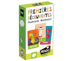 HEADU - Flashcards Montessori Premières Découvertes - pour Apprendre des Mots Et Les Chiffres | Jeu Educatif 1 2 3 Ans, Jeu Educatif Montessori, Apprendre à Parler, Cadeau Fille, Cadeau Garçon