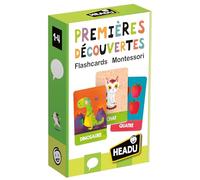 HEADU - Flashcards Montessori Premières - pour Apprendre des Mots Et Les Chiffres Jeu Educatif 1 2 3 Ans, Jeu Educatif Montessori, Apprendre à Parler, Cadeau Fille, Cadeau Garçon