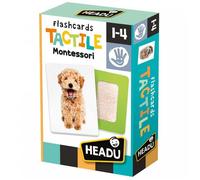 HEADU FLASHCARDS TACTILE MONTESSORI GIOCHI BAMBINI SVILUPPO DIDATTICA APPRENDIMENTO