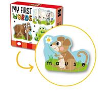 Headu- Forme des Animaux et apprend à Lire en Anglais, Multicolore (multilles)