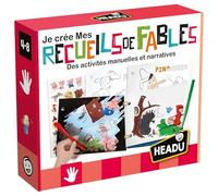 Headu - Je Crée Mes Recueils De Fables - des Activités Manuelles Et Narratives | Jeu Educatif 4 5 6 7 8 Ans, Kit Créatif pour Enfants, Cadeau Enfants, Cadeau Fille, Cadeau Garçon, Made in Italy