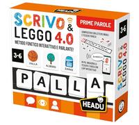 Headu - J'écris & Lire 4.0 Prime Parole - Le Premier Jeu éducatif animé et Parlant! Jeu éducatif pour Les Enfants 3-6 Ans, Made in Italy | IT59940