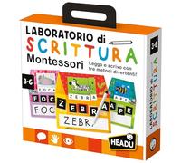Headu - Jeu éducatif du laboratoire d'écriture Montessori, multicolore (IT23578), langue italienne