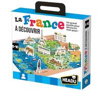 HEADU - La France À Découvrir - Un Grand Puzzle pour Découvrir Mon Pays ! | Jeu Educatif 4 5 6 7 8 9 Ans, Jeux en Boîte pour Enfants, Cadeau Enfants, Cadeau Fille, Cadeau Garçon, Made in Italy