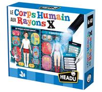 HEADU - Le Corps Humain Aux Rayons X - Squelette, Appareils, Fonctions Et Organes Vitaux ! | Jeu Educatif 4 5 6 7 8 9 Ans, Jeux en Boîte pour Enfants, Cadeau Enfants, Fille, Garçon, Made in Italy