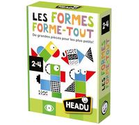 Headu - Les Formes Forme-Tout - De Grandes Pièces, des Créations Infinies ! | Jeu Educatif 2 3 4 5 Ans, Jeux en Boîte pour Enfants, Cadeau Enfants, Cadeau Fille, Cadeau Garçon, Made in Italy