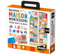 Headu - Ma Petite Maison Montessori - Chaque Chose À Sa Place ! | Jeu Educatif 2 3 4 5 Ans, Jeu Educatif Montessori, Cadeau Enfants, Cadeau Fille, Cadeau Garçon, Made in Italy