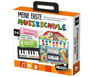 Headu « Ma première école de Musique » Montessori - Jeu éducatif pour Enfants de 3 à 6 Ans - Jeu de société - Piano pour Enfants (DE60735)