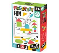 Headu Magnetic Fun Joue Et Créer avec Magnétique Mu27927 Jeu Éducatif pour Enfants 3-6 Ans Fabriqué en Italie