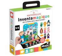 HEADU - Maison Inventamagique - Crée Tes Propres Contes, Fables et Histoires | Jeu Éducatif 4-8 Ans, en Collaboration avec Les Maternelles, Créativité Linguistique, Jeu Narratif, Fabriqué en Italie